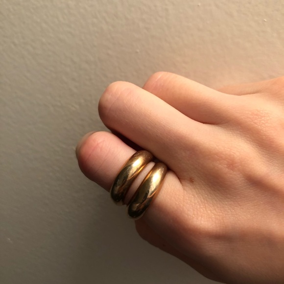 Classic Silver Gold Plated Rings - Picture 2 of 4